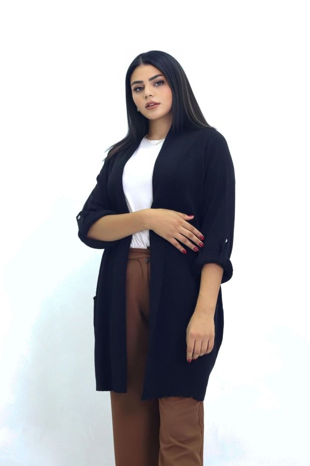 Kadın Triko Çeket Tunik Hırka