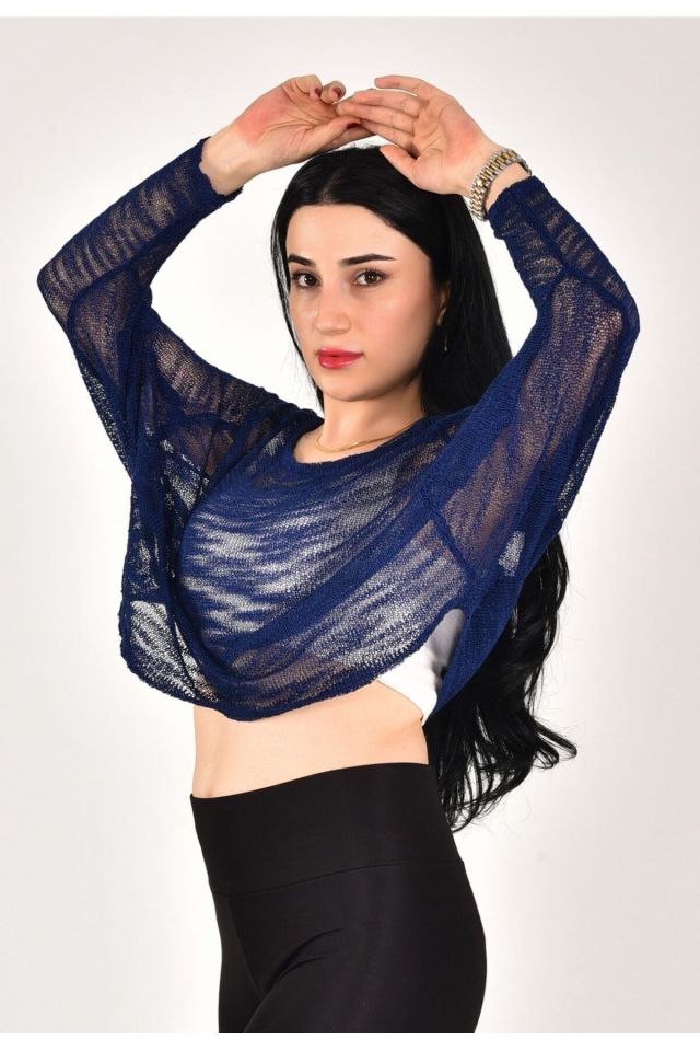 KADIN ÖRGÜ FİLELİ PAMUK TRİKO