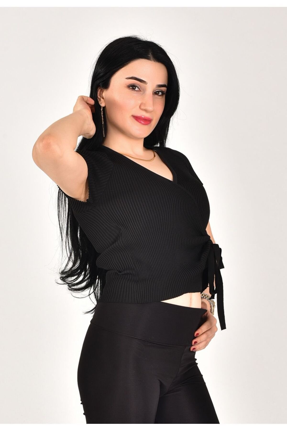 Kadın basic kısa kol Pamuk - 2