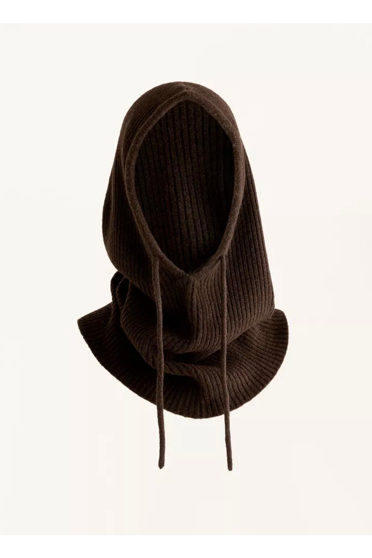 Kadın İpli Balaclava Triko Bere Başlık LSHG-0011 - 2