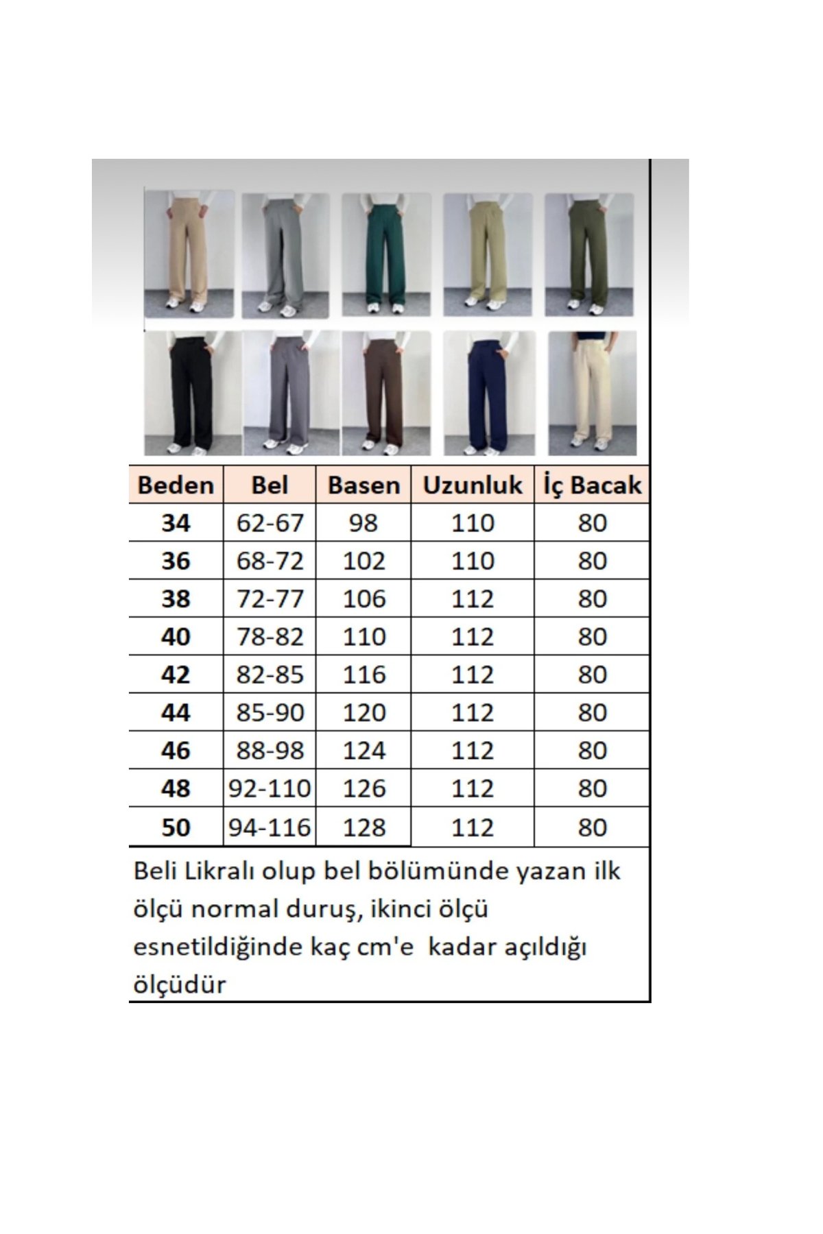 Pileli Kumaş Likralı Kadın Lussi Palazzo Pantolon Larcivert - 4
