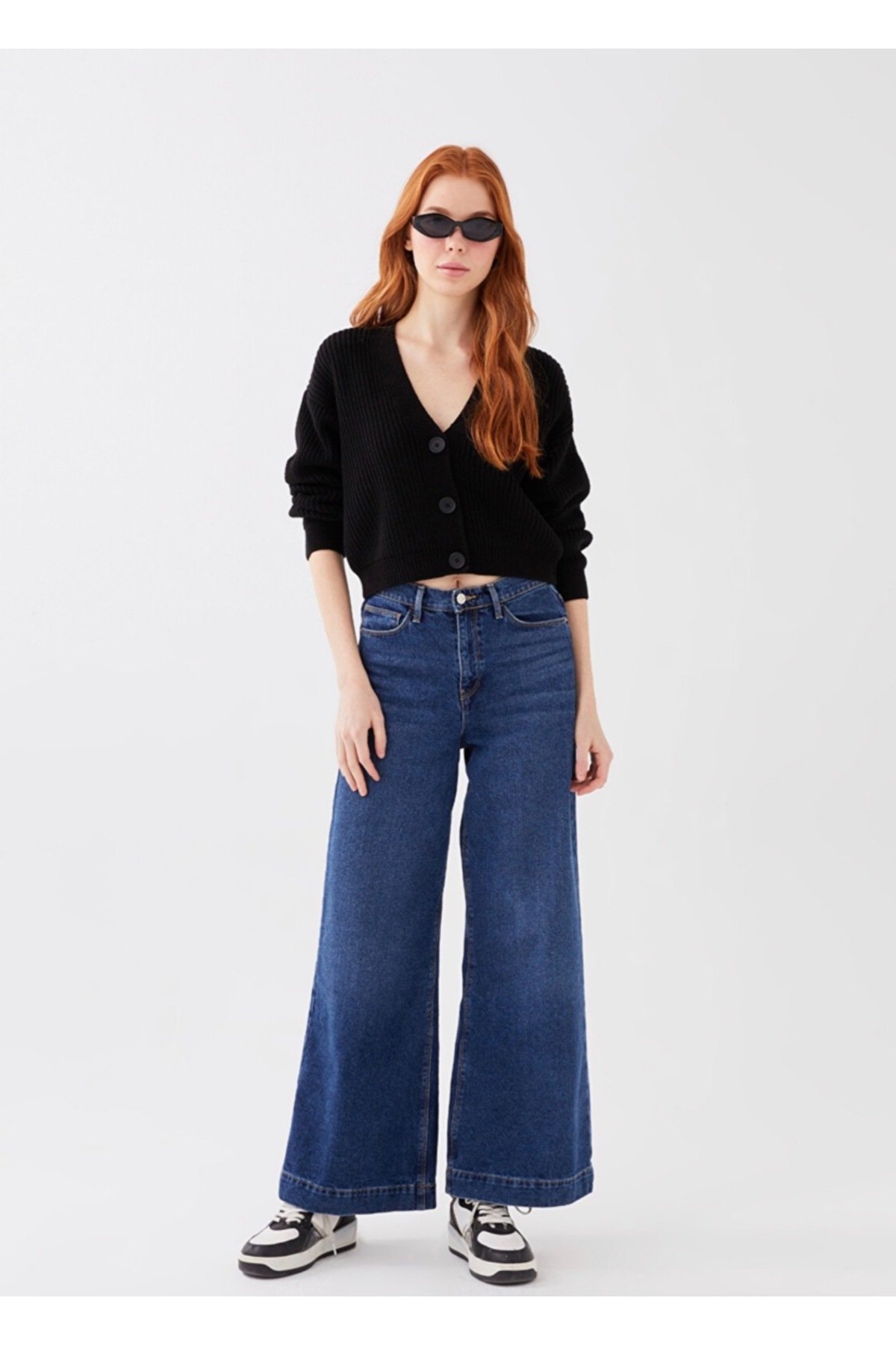 Regular fit V yaka Selanik Örgü Triko Hırka Md03782 - 3